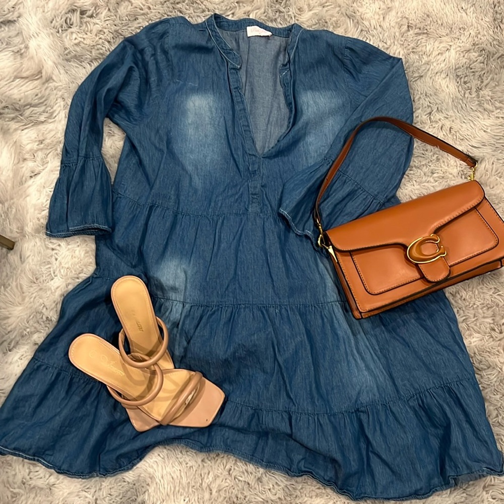 Denim dress